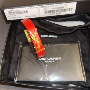 Red YSL bracelet